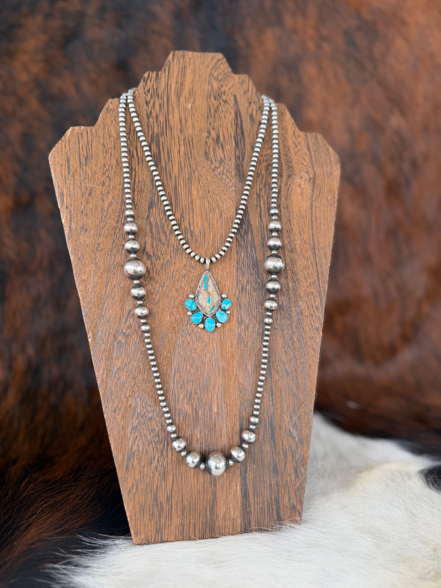 Royston & Whitewater Turquoise Pendent
