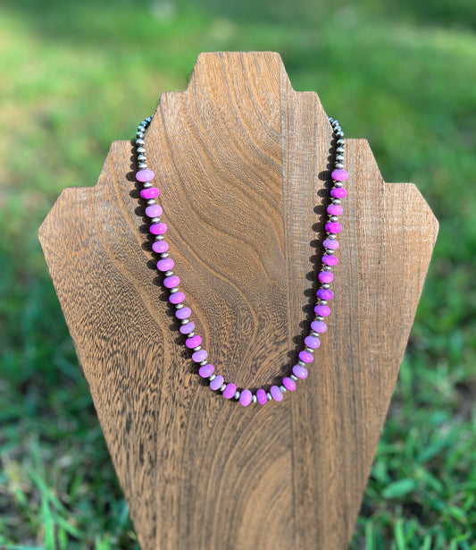 Purple Opal Navajo Pearls