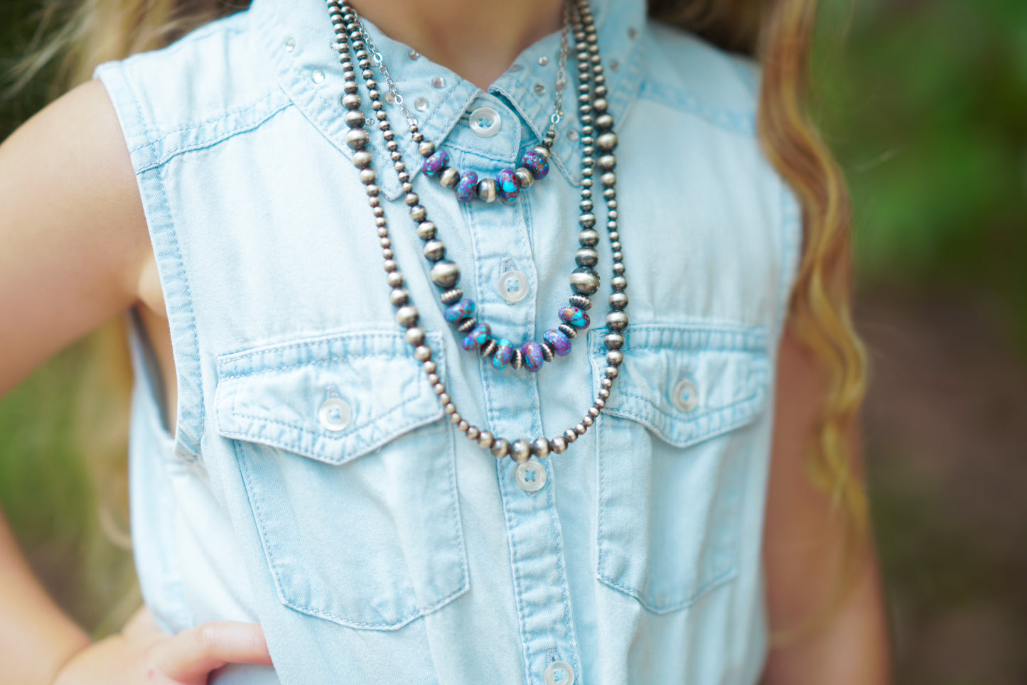 Purple & Turquoise Necklace