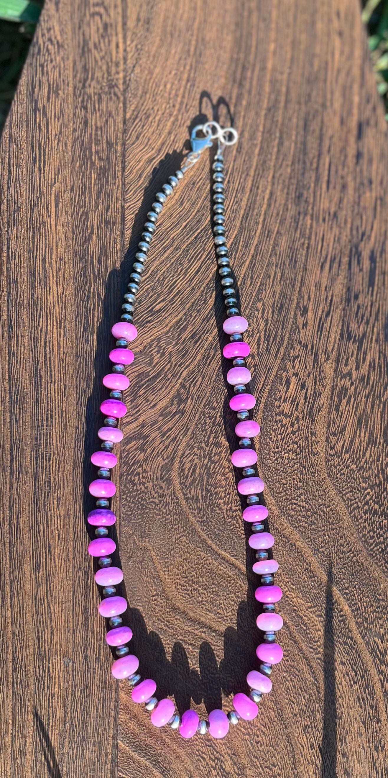 Purple Opal Navajo Pearls