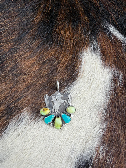 Turquoise & Palomino Cowboy