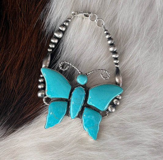Turquoise Butterfly Bracelet