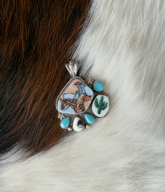 Cowgirl Pendent