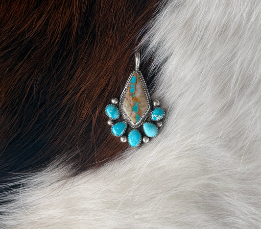 Royston & Whitewater Turquoise Pendent